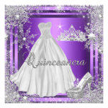 Quinceanera 15th Elite Elegant Birthday Party Invitation