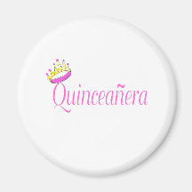 Quinceanera Fridge Magnet
