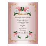 Quinceanera Mass invitation 15th Birthday elegant