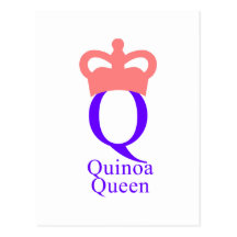 Quinoa Queen Postcard