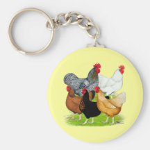 quintette Sexe-lié de poulets Porte-clefs