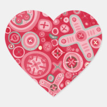 Quirky Heart Sticker