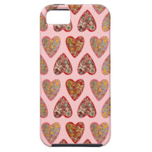 Quirky Hearts iPhone 5 Cover