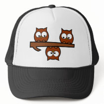Quirky Owls Trucker Hat