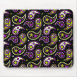 Quirky Paisley Pink and Green Mousepad
