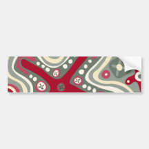 Quirky Shapes Bumper Stickers