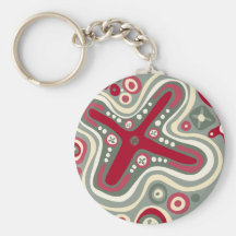 Quirky Shapes Keychain