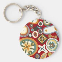 Quirky Shapes Keychains