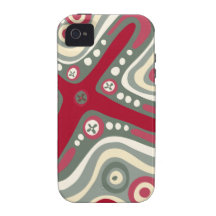Quirky Shapes Vibe iPhone 4 Cover