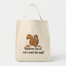 Quoi que vous fassiez, ne touchez pas les écrous ! sac en toile