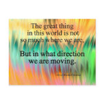 Quote : Direction Post Card