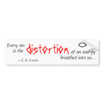 Quote from C.S. Lewis Bumper Sticker