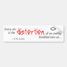 Quote from C.S. Lewis Bumper Sticker