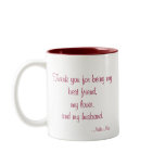 Quote with Message "Love" mug - all red
