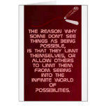 "QUOTES ~N~ MOTION" GEAR WEAR 19 by CARA G. RHODES Greeting Card