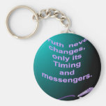 "QUOTES~N~ MOTION" GEAR WEAR 30 by CARA G. RHODES Key Chains