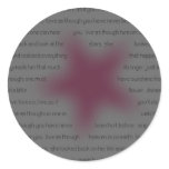 quotes; pink star stickers
