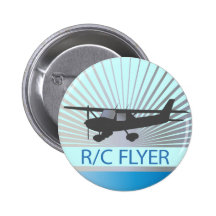 R/C Flyer Pinback Button