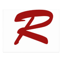 R for Ridiculously Good Looking Post Card