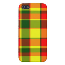R/G/Y Plaid iPhone 5 Case