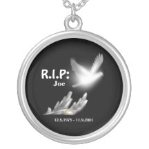 R.I.P/Condolence/In Memory of Necklace