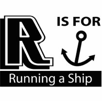 R Is For Running a Ship Photo Cutouts