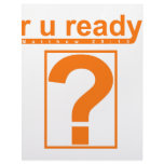 R U Ready? Letterhead Template