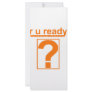 R U Ready? Rack Card Template