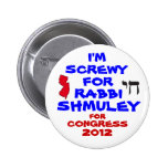 Rabbi Schmuley Boteach for Congress Pinback Button