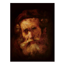 Rabbin Carte Postale