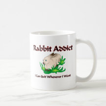 Rabbit Addict Coffee Mug
