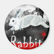 Rabbit: Chasing Beth Rider Fridge Magnets