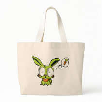 Rabbit desire tote bags