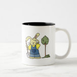 Rabbit Digging Garden Mug