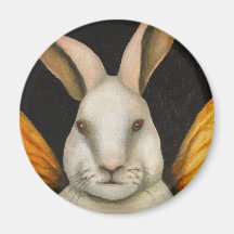 Rabbit Fairy Refrigerator Magnet