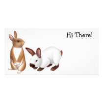 Rabbit Friends Photo Card