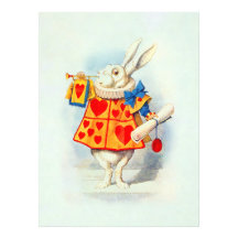 Rabbit in Alice Wonderland ~ Invitation