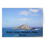 Rabbit Island, Makapu'u, Oahu, Hawaii Card