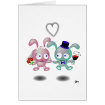 rabbit love card