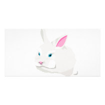 Rabbit Custom Photo Card