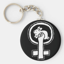 Rabbit Power! Official Susan Ash-Lee Products Keychains