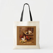 Rabbit rooster hens farm animals bunnies bags