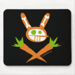 Rabbit Skull Mouse Pads