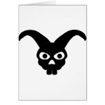 rabbit skull symbol card