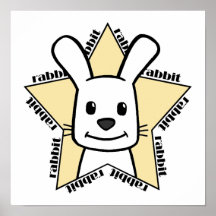 Rabbit Star Posters
