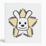 Rabbit Star Vinyl Binder