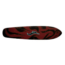 Rabbit to the Flame Custom Skate Board