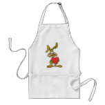 Rabbit With Heart Apron