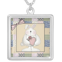Rabbit With Heart Custom Jewelry