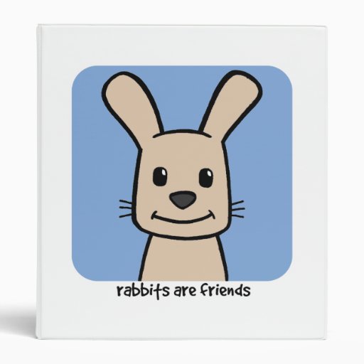 Rabbits Are Friends Binders